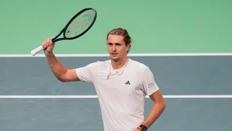 Spielt wieder in Hamburg: Tennis-Star Alexander Zverev. (Archivbild) - © Luca Bruno/AP/dpa