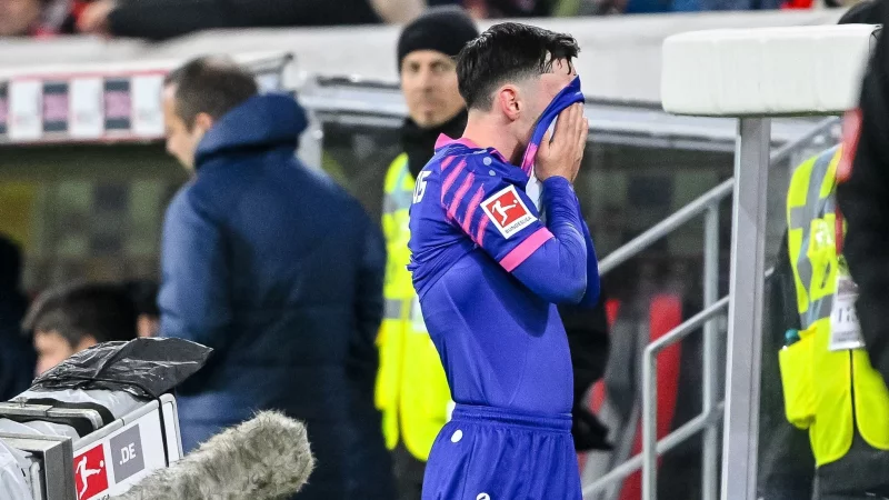 Sah nach nicht einmal einer halben Stunde die Rote Karte: Paul Nebel - © Harry Langer/dpa