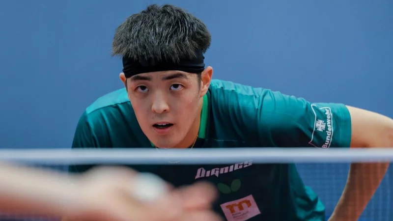 Tischtennis-Nationalspieler Dang Qiu gewinnt das WTT-Turnier in London. - &copy; Rolf Vennenbernd/dpa