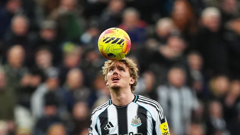 Ist schnell in England angekommen: Nick Woltemade. - © Owen Humphreys/PA Wire/dpa