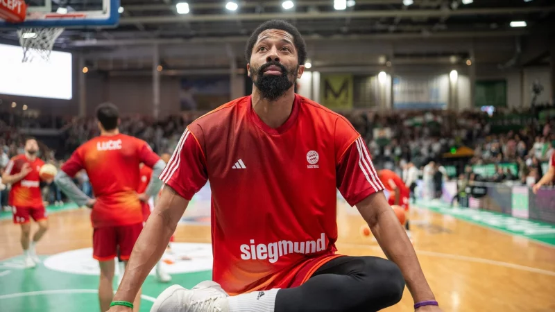 Spencer Dinwiddie konnte die Bayern bei Villeurbanne nicht zum Sieg f&uuml;hren. (Archivbild) - &copy; Harald Tittel/dpa
