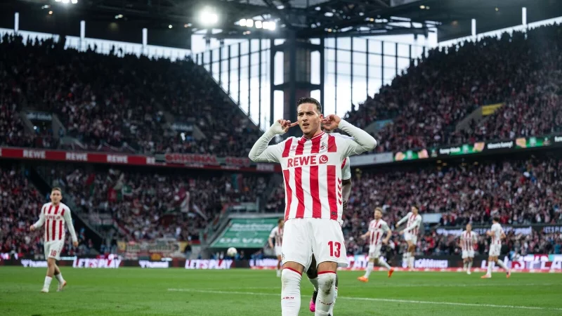 Lässt sich in Köln feiern: Said El Mala. - © Marius Becker/dpa