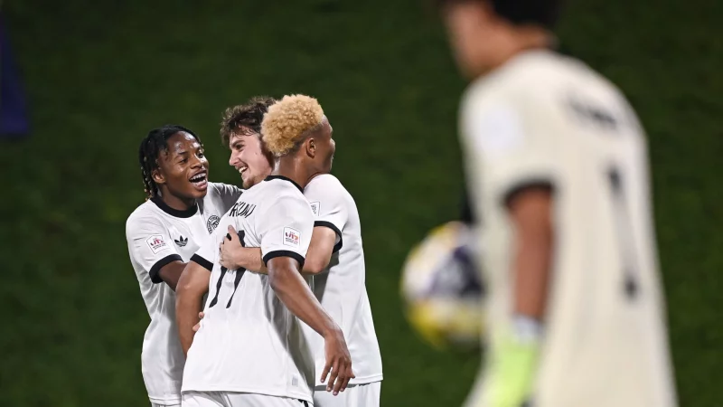 7:0 setze sich Deutschlands U17 bei der WM gegen El Salvador durch. - &copy; Markus Ulmer/Pressefoto Ulmer/dpa