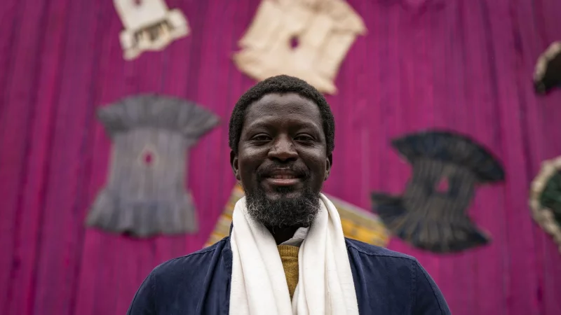 Ibrahim Mahama. - © Aaron Chown/PA Wire/dpa