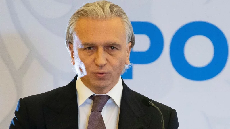 Russlands Fu&szlig;ballverbandschef Djukow heizte mit einem Spruch Spekulationen an. (Archivbild) - &copy; Alexander Zemlianichenko/AP/dpa