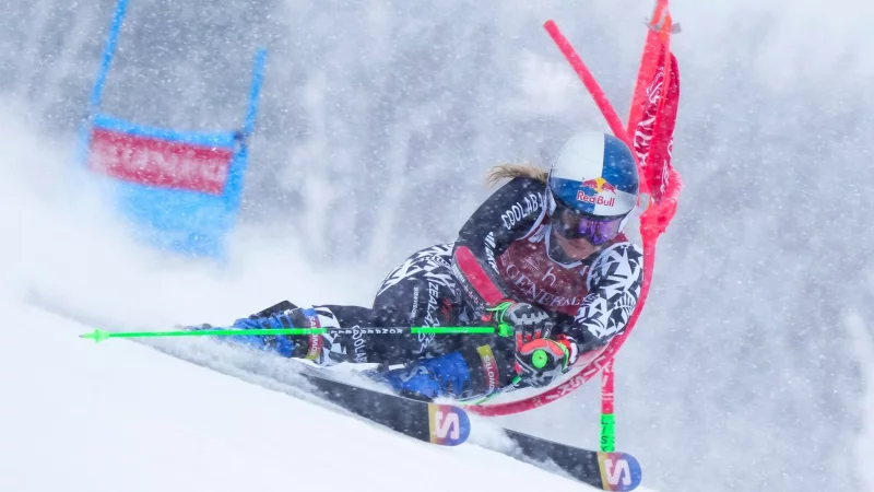 Alice Robinson gewinnt den Riesenslalom von Mont-Tremblant. - © Sean Kilpatrick/The Canadian Press/AP/dpa