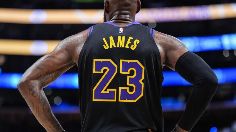 23. NBA-Saisons f&uuml;r die Nummer 23 der Los Angeles Lakers - &copy; Jae C. Hong/AP/dpa