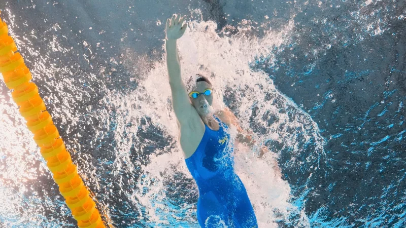 Die deutsche Schwimmerin Isabel Gose wurde über 400 Meter Freistil Europameisterin auf der Kurzbahn. (Archivbild) - © Lee Jin-man/AP/dpa
