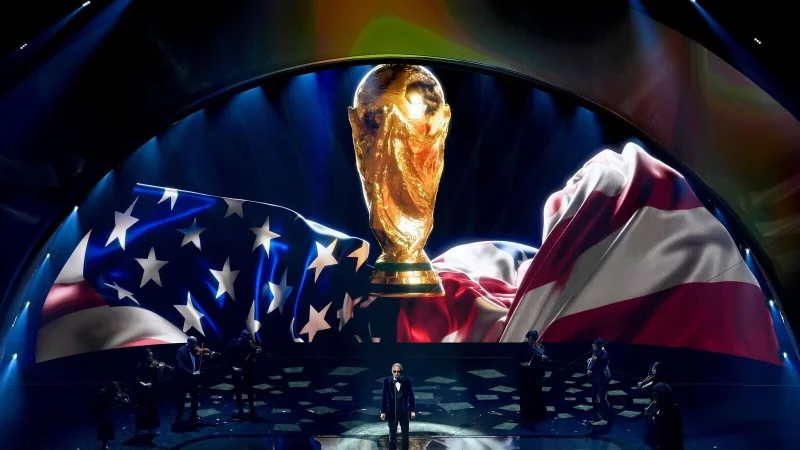 In Washington wurden die Gruppen für die Fußball-WM 2026 ausgelost. - © Alex Brandon/AP/dpa