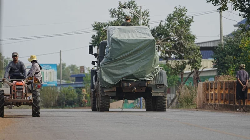 Spannungen zwischen Kambodscha und Thailand: Vor Reisen ins Grenzgebiet beider Länder warnt das Auswärtige Amt. - © Heng Sinith/AP/dpa-tmn