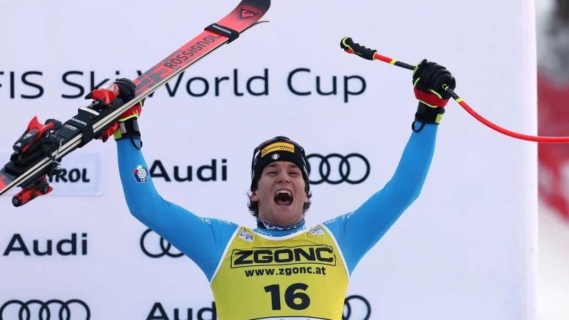 Giovanni Franzoni fuhr in Gr&ouml;den erstmals aufs Podest. - &copy; Alessandro Trovati/AP/dpa