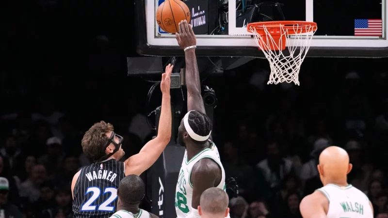 NBA-Star Franz Wagner war gegen die Boston Celtics nicht in Topform. - &copy; Charles Krupa/AP/dpa