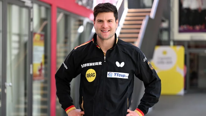Tischtennis-Star Dimitrij Ovtcharov &uuml;berzeugt in Frankfurt. (Archivbild) - &copy; Federico Gambarini/dpa
