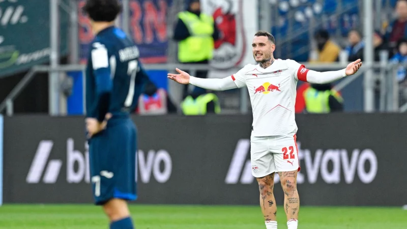 Haderte mit sich und RB: Nationalspieler David Raum - &copy; Uwe Anspach/dpa