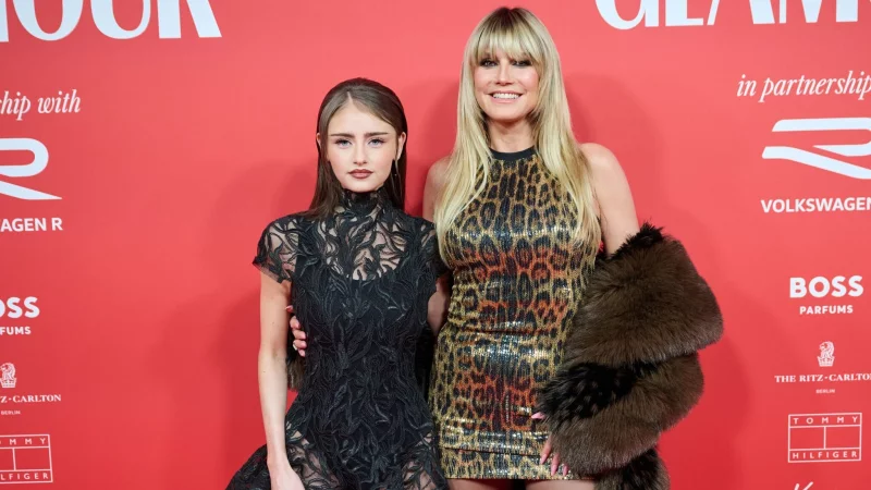 Heidi Klums Tochter Leni modelt bereits seit einigen Jahren (Archiv). - © Annette Riedl/dpa