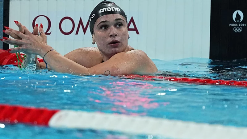 Schwimmerin Benedetta Pilato hat &Auml;rger au&szlig;erhalb des Beckens - &copy; Michael Kappeler/dpa