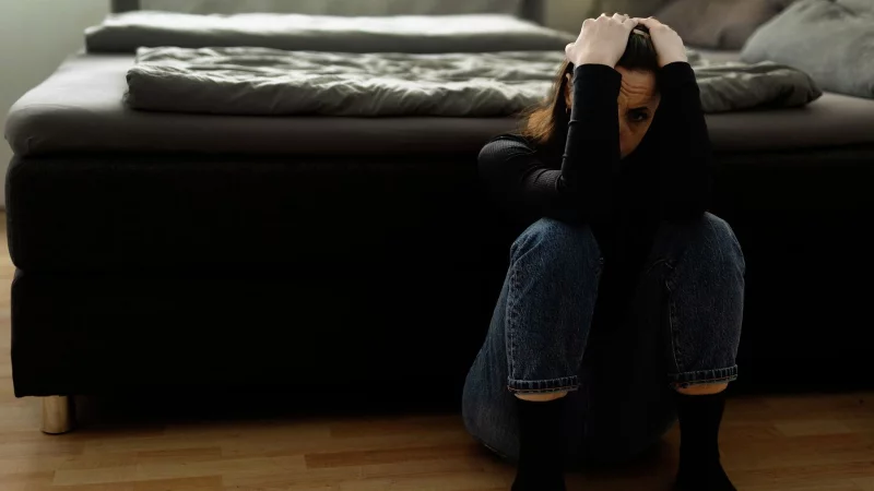 Seit ihrer Diagnose nimmt Michelle Antidepressiva . - &copy; Simon Koy/ZDF/dpa