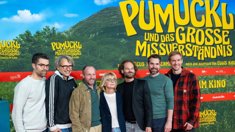 Das Filmteam bei der Premiere. (Archivbild) - &copy; Lennart Preiss/dpa