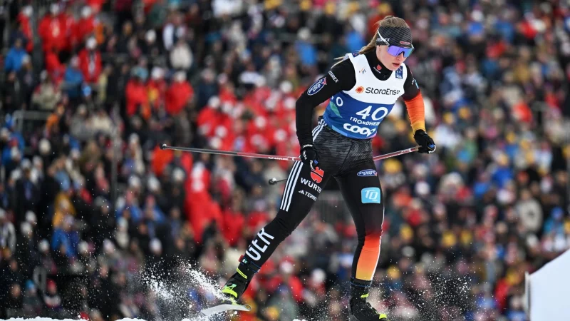 Helen Hoffmann ist beim Weltcup in Trondheim in die Top Ten gelaufen. (Archivbild) - &copy; Hendrik Schmidt/dpa