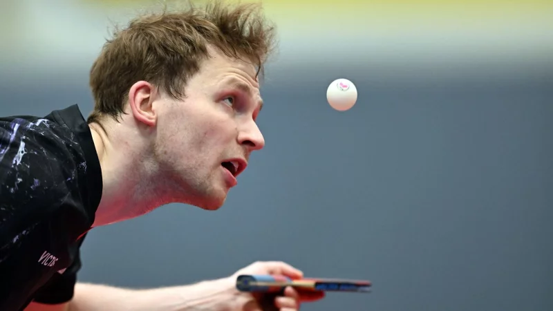 Der aktuell beste deutsche Tischtennis-Spieler: Benedikt Duda. (Archivbild) - © Federico Gambarini/dpa