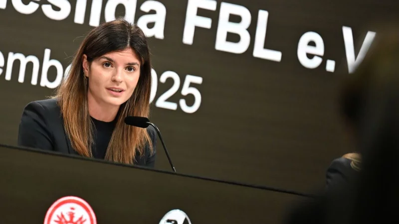 Präsidentin des neuen Ligaverbandes der Frauen: Frankfurts Katharina Kiel - © Michael Brandt/dpa