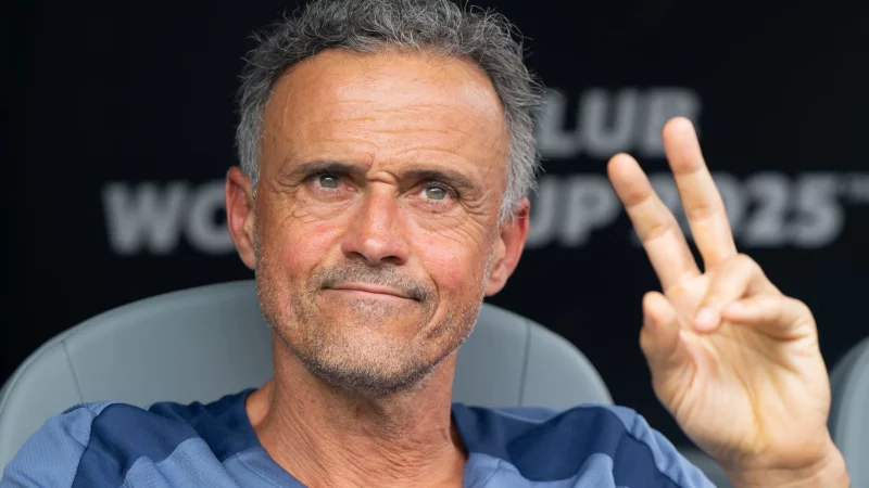 Luis Enrique &auml;u&szlig;ert sich zum Champions-League-Duell mit dem FC Bayern. - &copy; Sven Hoppe/dpa