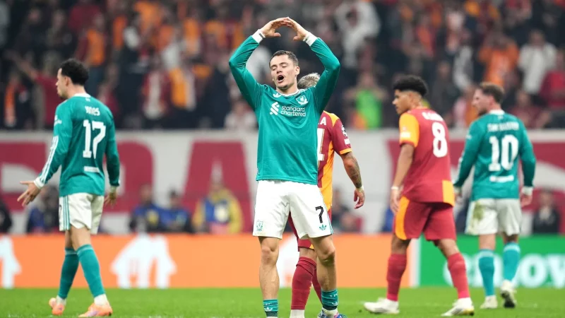 Bisher noch ohne Tor f&uuml;r den FC Liverpool: Florian Wirtz. - &copy; Adam Davy/PA Wire/dpa