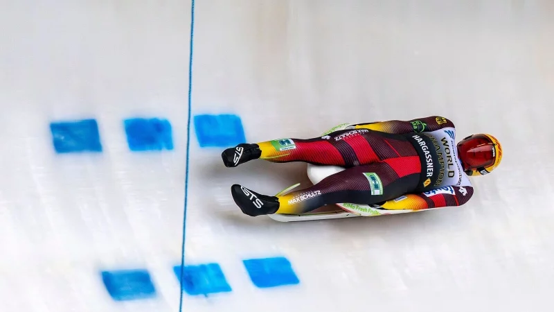 Max Langenhan sicherte sich bei seinem Deb&uuml;t in Park City nervenstark Platz zwei. - &copy; David Inderlied/dpa