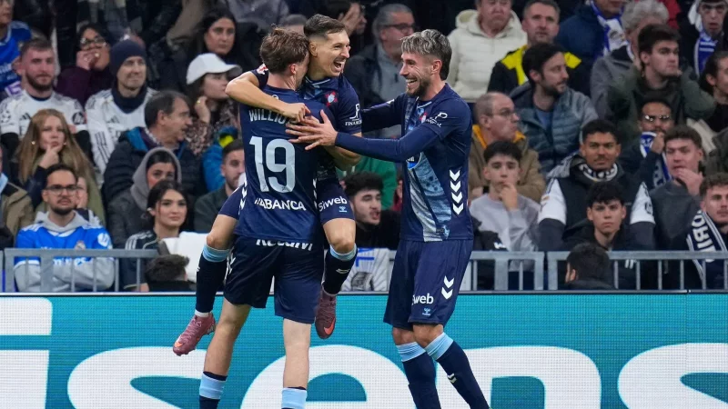 Celta Vigos Spieler hatten Grund zum Jubeln. - © Manu Fernandez/AP/dpa