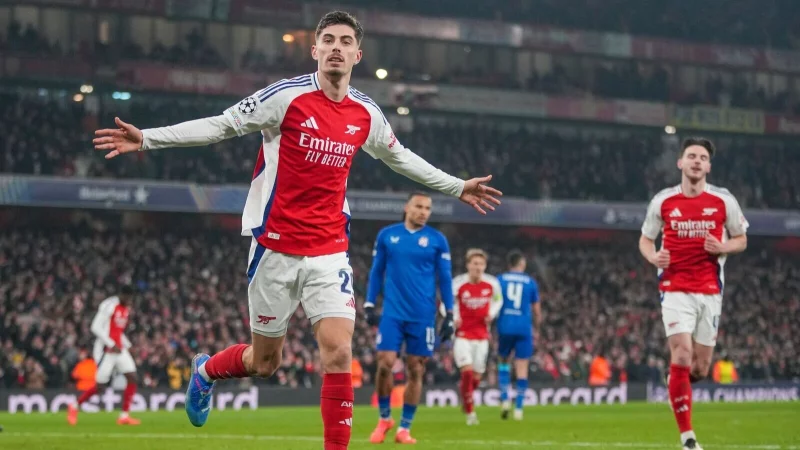 So sehen ihn die Arsenal-Fans am liebsten: Kai Havertz. (Archivbild) - &copy; Kin Cheung/AP/dpa