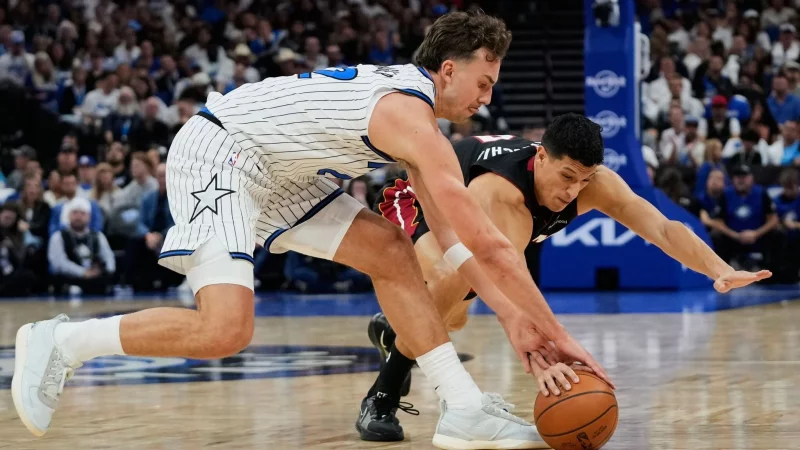 Franz Wagner war mit 24 Punkten Topscorer bei Orlando. - &copy; John Raoux/AP/dpa