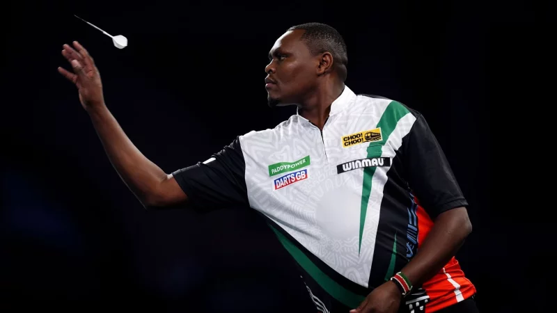 Spielte erstmals bei der WM: David Munyua. - &copy; John Walton/PA Wire/dpa