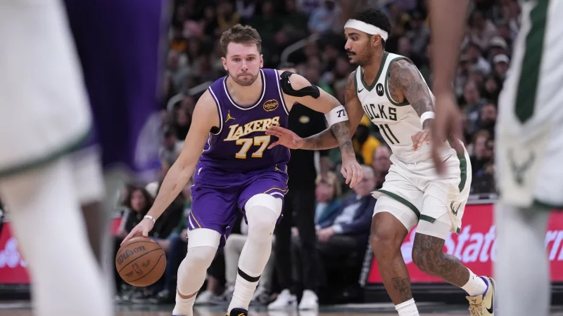 Luka Doncic erzielte wieder &uuml;ber 40 Punkte. - &copy; Morry Gash/AP/dpa