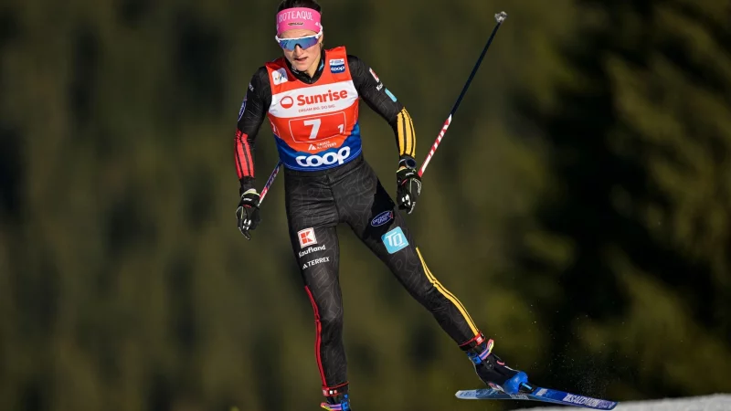 Laura Gimmler wird bei der Tour de Ski nicht starten. (Archivbild) - &copy; Gian Ehrenzeller/KEYSTONE/dpa