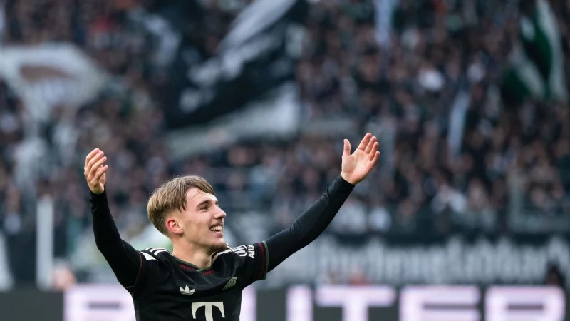 Hat eine Zukunft beim FC Bayern: Lennart Karl. - &copy; Marius Becker/dpa