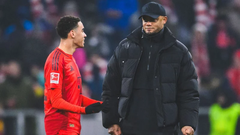 Das Comeback von Musiala (l) naht. (Archivbild) - &copy; Tom Weller/dpa