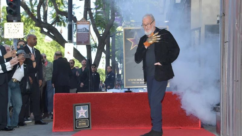 &laquo;Freddy Krueger&raquo;-Star Robert Englund wurde am Walk of Fame gefeiert. - &copy; Richard Shotwell/Invision/AP/dpa