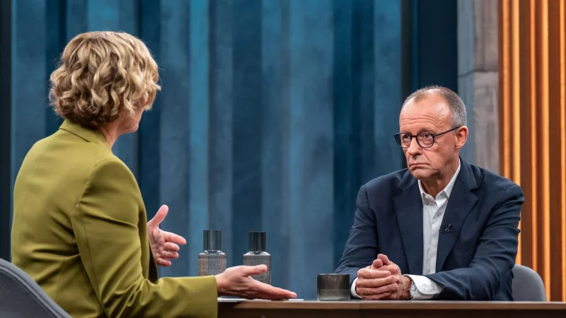 Deutschland w&uuml;rde laut Friedrich Merz eine wichtige Rolle beim Wiederaufbau des Gazastreifens spielen. - &copy; Thomas Ernst/NDR/ARD/dpa