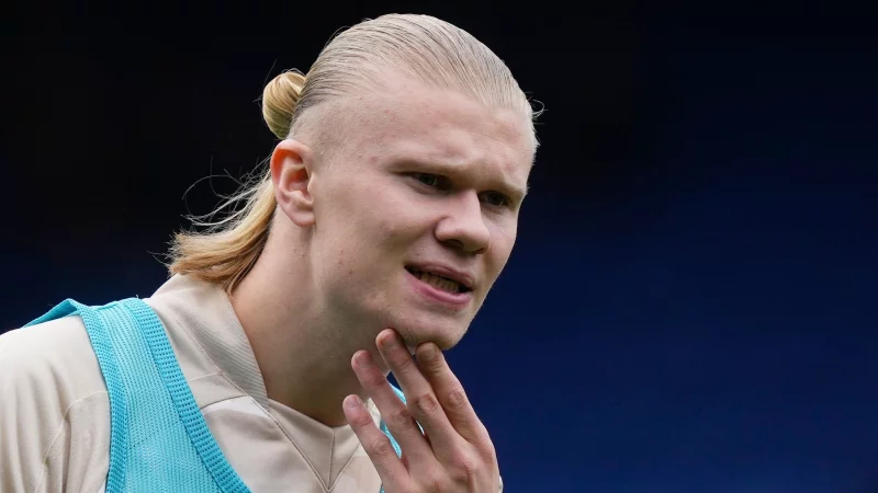 Erling Haaland denkt &uuml;ber seinen eigenen Tod nach. (Archivbild) - &copy; Frank Augstein/AP/dpa