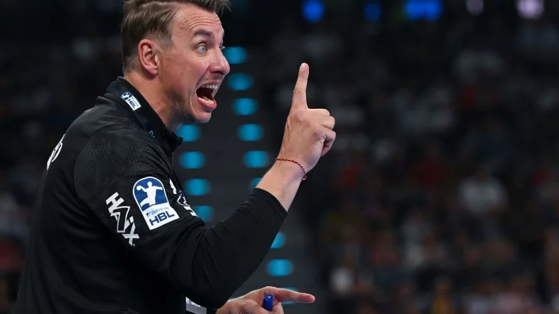 Trainer Filip Jicha und der THW Kiel hatten die MT Melsungen zu Gast. - © Sven Hoppe/dpa