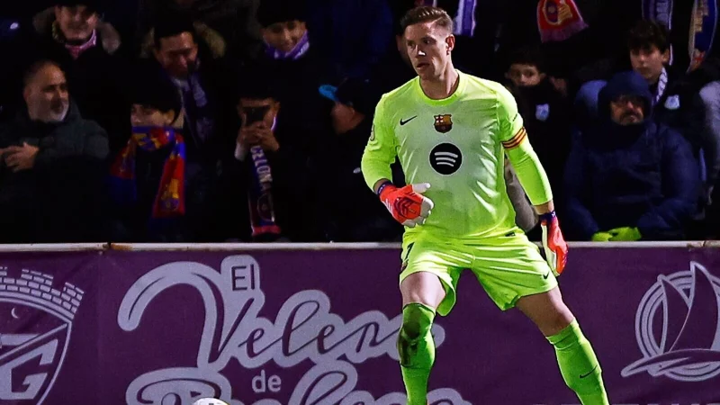 Ter Stegen konnte sich sp&auml;t auszeichnen. - &copy; Rudy Garcia/AP/dpa