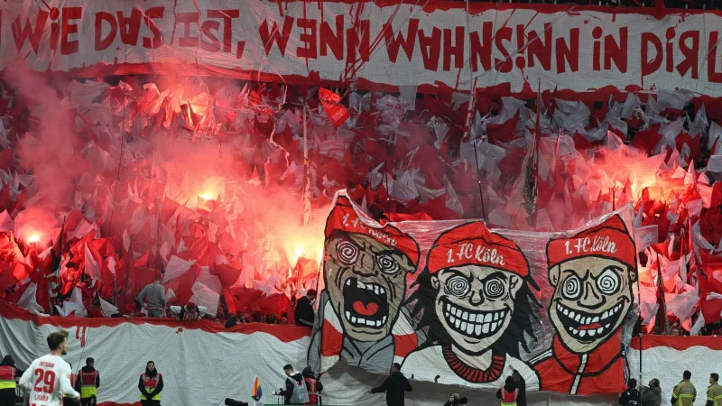 Der 1. FC K&ouml;ln musste in der Vorsaison das meiste Bu&szlig;geld f&uuml;r Vergehen seiner Fans zahlen. (Archivbild) - &copy; Carmen Jaspersen/dpa