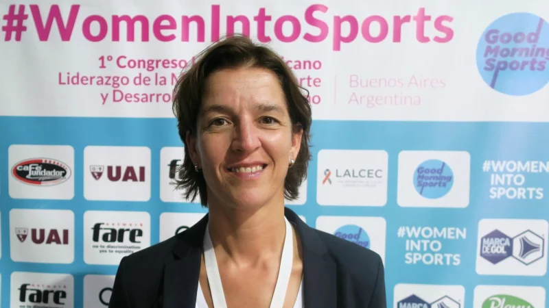 Tatjana Haenni übernimmt den Posten als Chefin der Geschäftsführung bei RB Leipzig. - © Sebastian Meresman/dpa