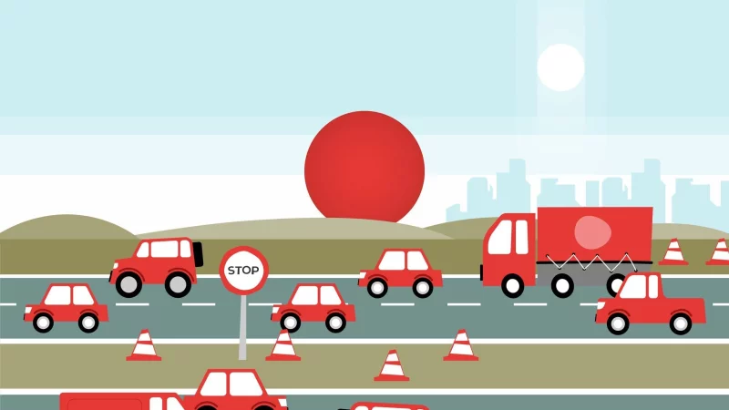Auf Deutschlands Autobahnen ist am Wochenende Geduld gefragt: In sechs Bundesl&auml;ndern starten die Herbstferien und es gibt mehr als 1.200 Autobahnbaustellen. - &copy; dpa-infografik GmbH/dpa-tmn