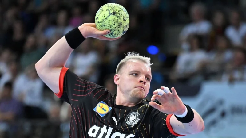 Justus Fischer f&auml;llt f&uuml;r die L&auml;nderspiele der DHB-Auswahl gegen Island aus. (Archivbild) - &copy; Bernd Wei&szlig;brod/dpa