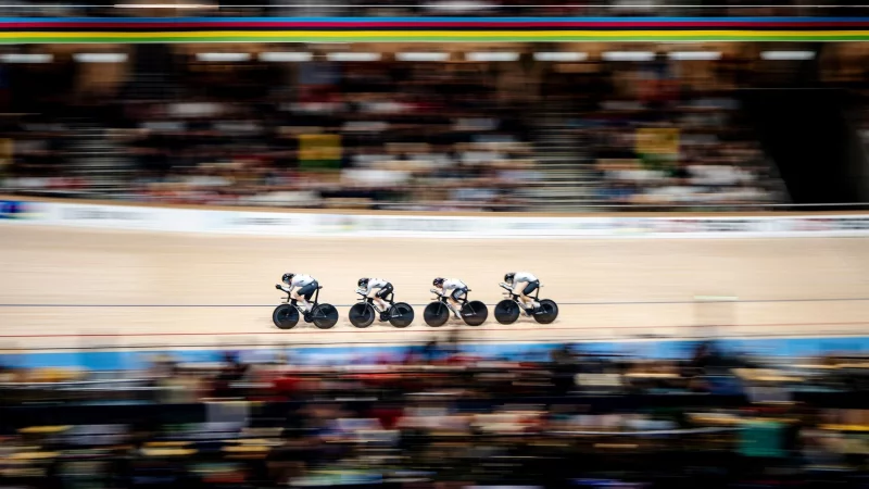 Auch bei der WM in Chile gibt es f&uuml;r den deutschen Bahnrad-Vierer wieder eine Medaille. (Archivbild) - &copy; Mads Claus Rasmussen/Ritzau Scanpix Foto/AP/dpa