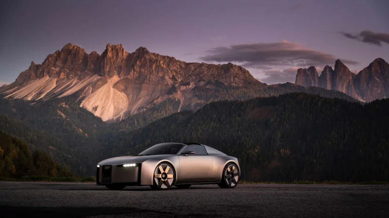 Sch&ouml;ne neue Welt: Noch kein Serienauto - doch wie ein sehr sportliches aussehen k&ouml;nnte, zeigt Audi mit dem Concept C. - &copy; Audi AG/dpa-tmn