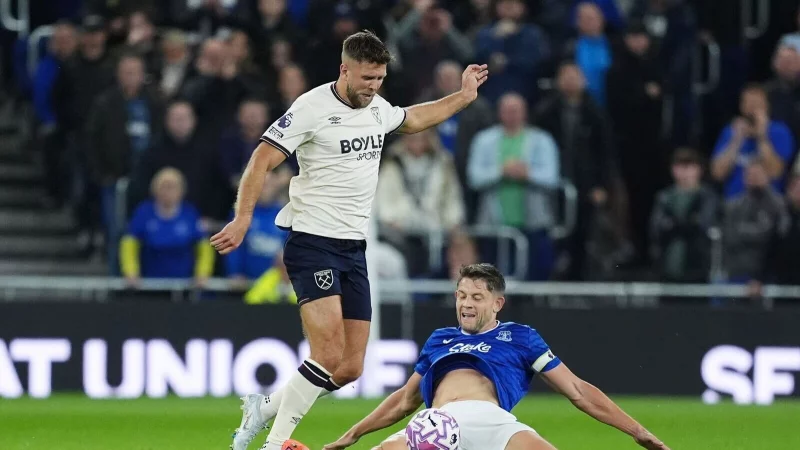 Auf dem Weg nach Mailand? Der deutsche Nationalst&uuml;rmer Niclas F&uuml;llkrug von West Ham United. (Archivbild) - &copy; Martin Rickett/PA Wire/dpa