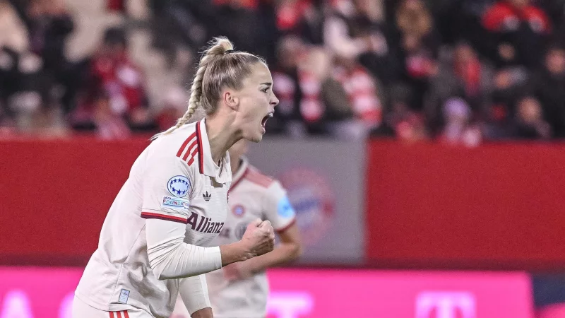 Wieder in Topform: Bayern-Star Giulia Gwinn. (Archivbild) - &copy; Harry Langer/dpa