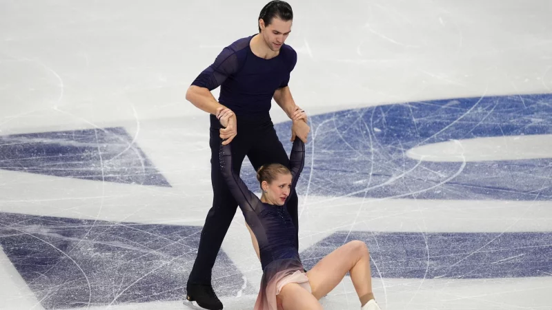 Die Olympia-Generalprobe haben Minerva Hase (v) und Nikita Volodin verpatzt. - &copy; Mike Egerton/PA Wire/dpa